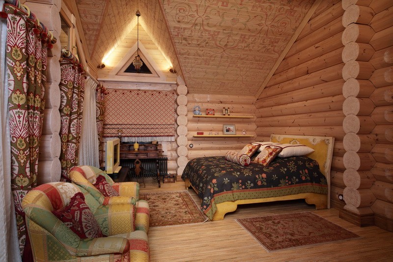 Декор комнаты в русском стиле