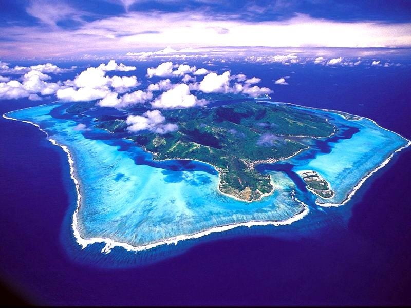 Foto puteshestvie na ostrov Huahine Frantsuzskaya Polineziya 19         
