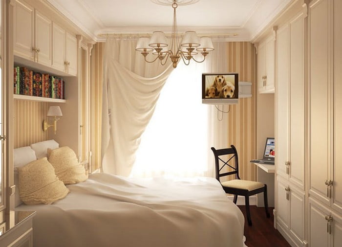 Дизайн маленькой спальни – 40 удачных идей оформления