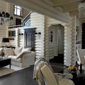 интерьера деревянного дома и особенности декорирования 8