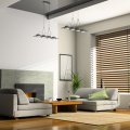 home interior with fireplace and sofas 3d rendering