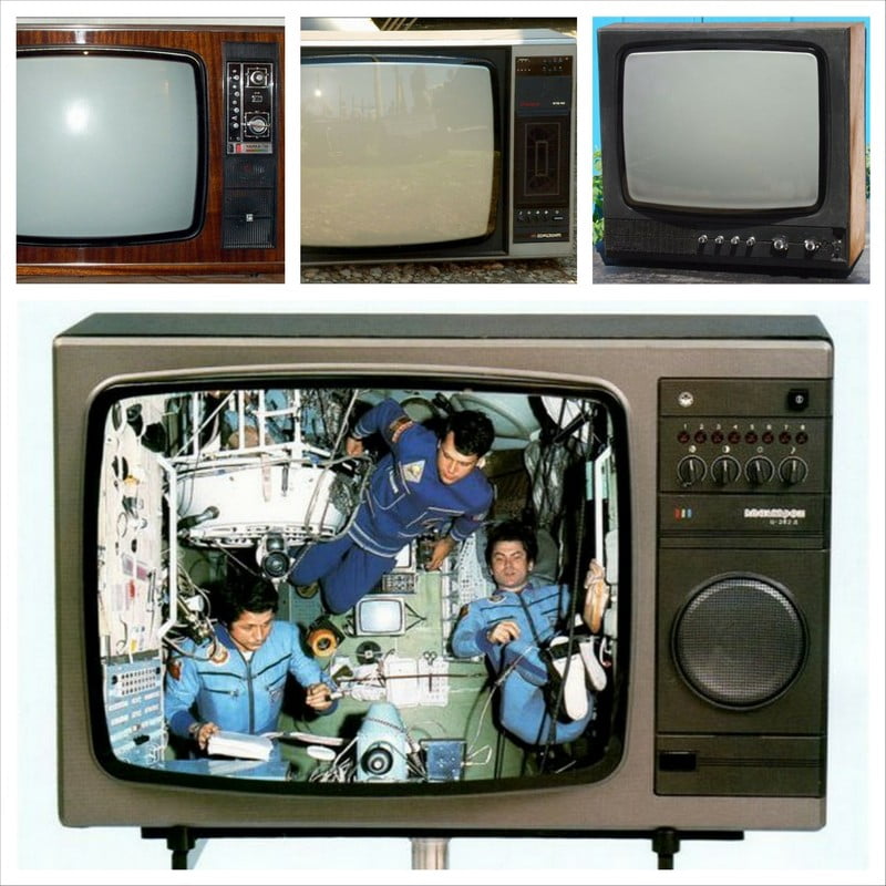 Советские телевизоры - винтажный дизайн для вашего интерьера