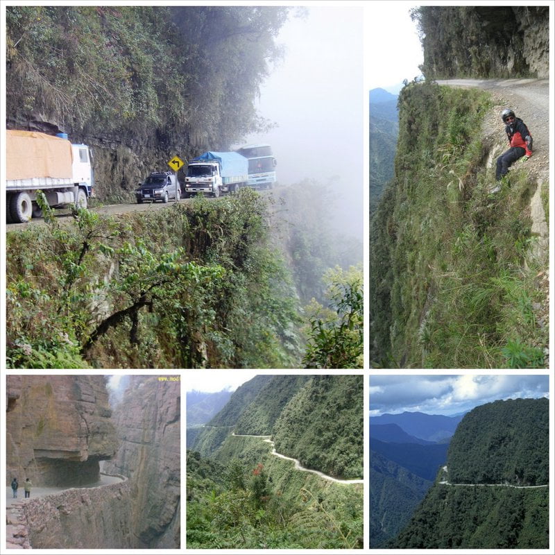 Carretera de la Muerte - дорога смерти в Боливии