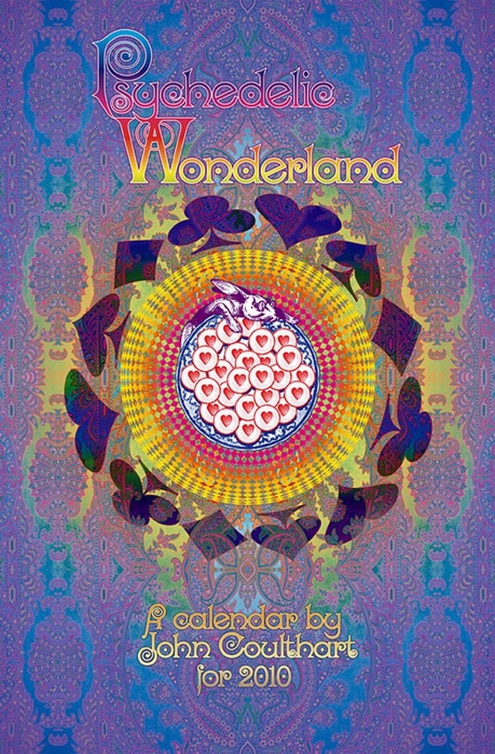 Календарь 2010 “Психоделическая страна чудес” (“Psychedelic wanderland”) от джона Коулхарта (John Coulthart)