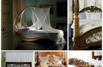 Кровать из массива дерева - модный мебельный тренд