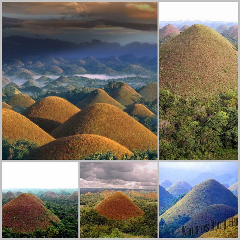 Филиппинские шоколадные холмы на острове Бохол