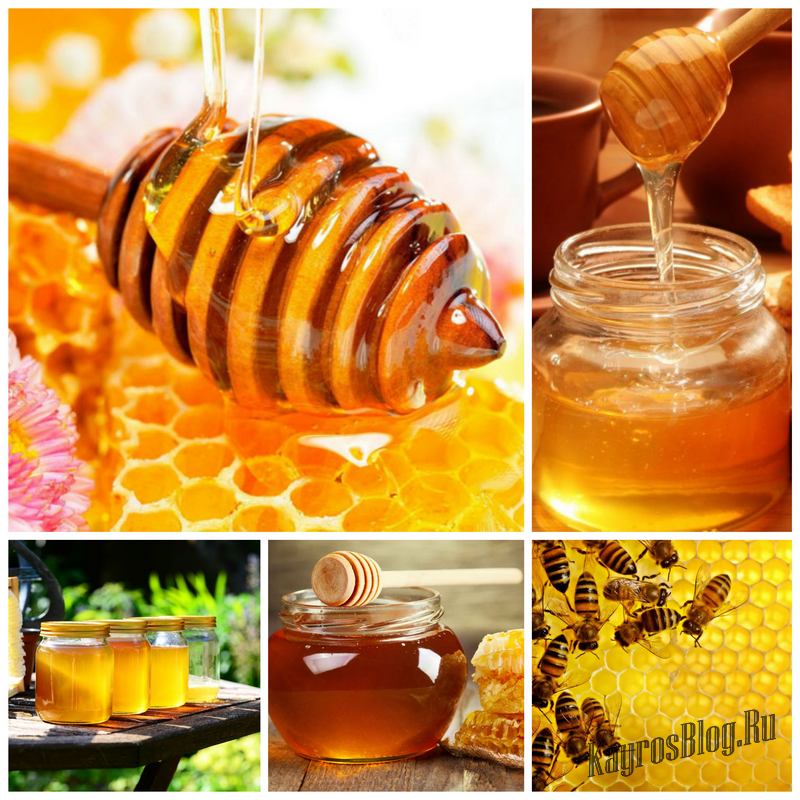 Мед - натуральный продукт для здоровье из улья