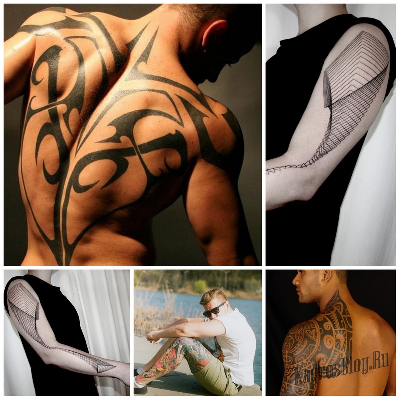 Проблема выбора места для татуировок на мужском теле