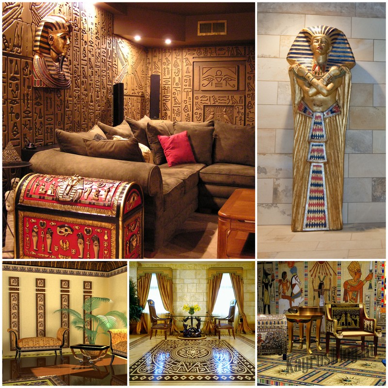 Египетский стиль в интерьере вашего дома