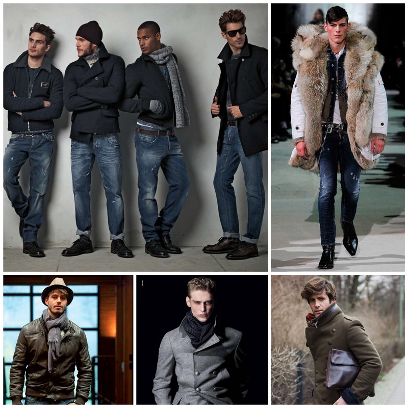 Мужская мода и городской стиль в холодное время года