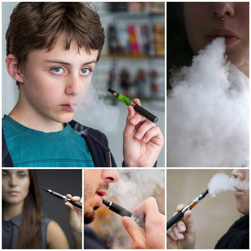 Мода на курение электронных сигарет среди подростков