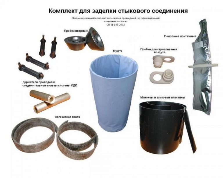 Комплекты для заделки стыков ППУ труб