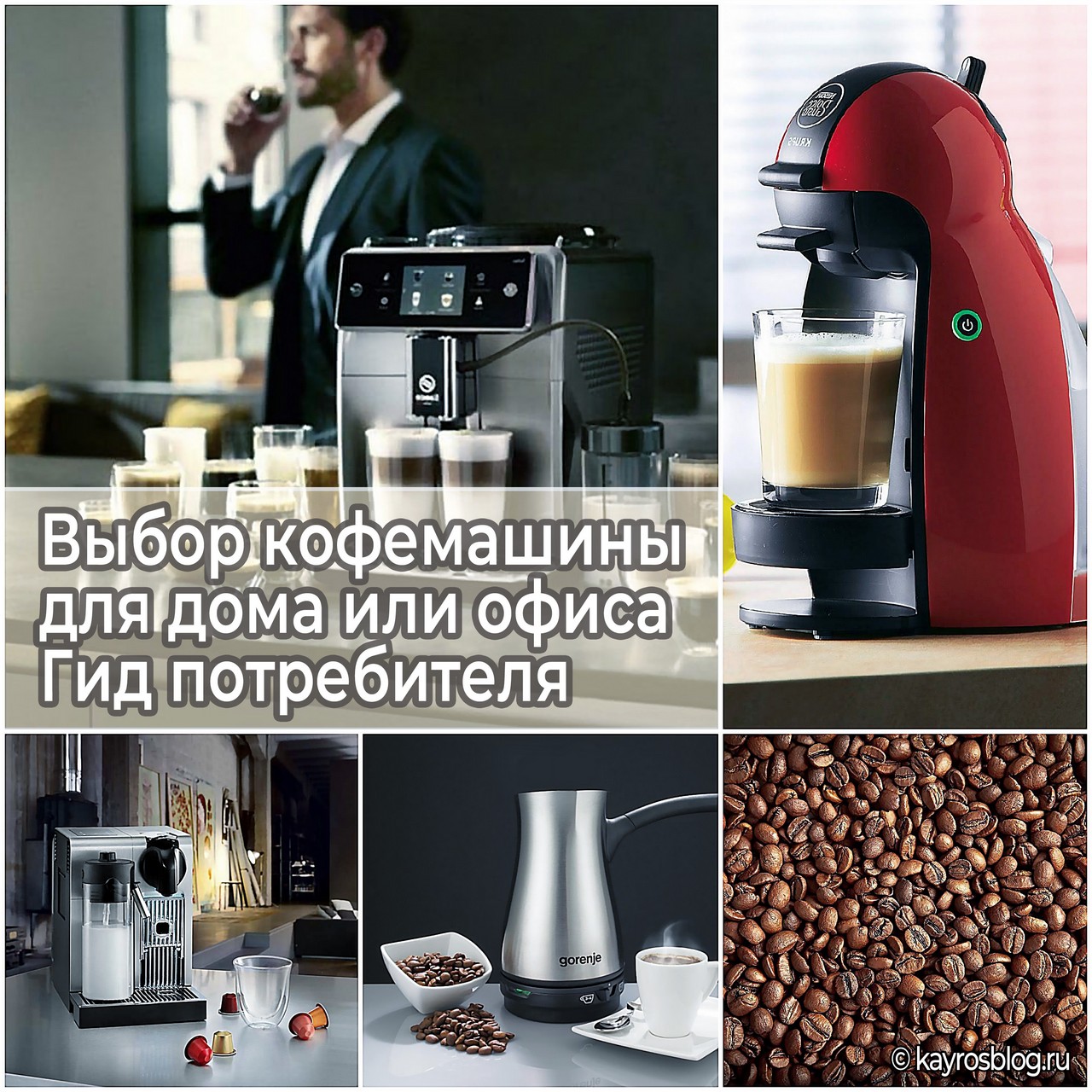 Выбор кофемашины для дома или офиса - Гид потребителя
