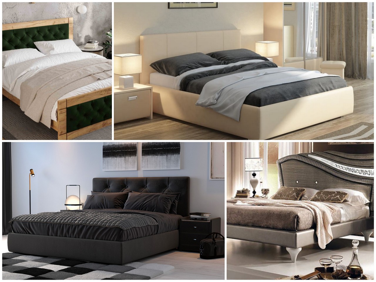 Размеры и пропорции двуспальной кровати