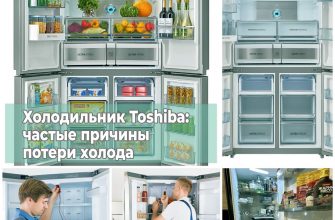 Холодильник Toshiba частые причины потери холода